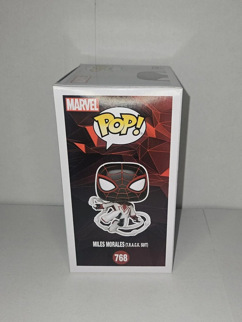 Funko Pop Marvel Spider Man Miles Morales T.R.A.C.K. Suit  768 with Protector